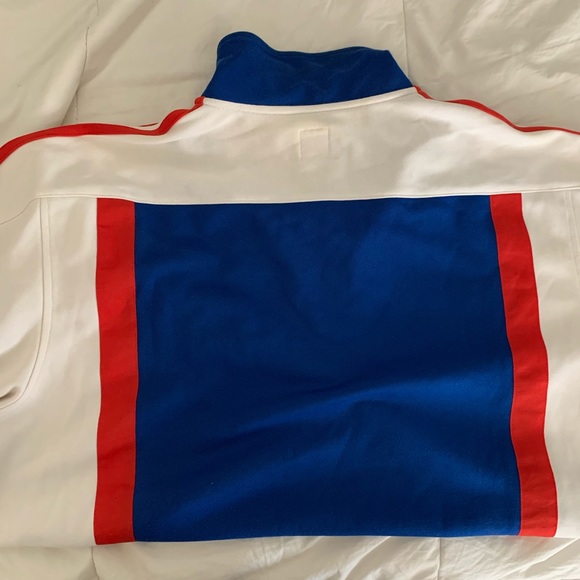 Adidas Vintage Basketball Warm Up 1/4 Zip Up - Picture 3 of 4